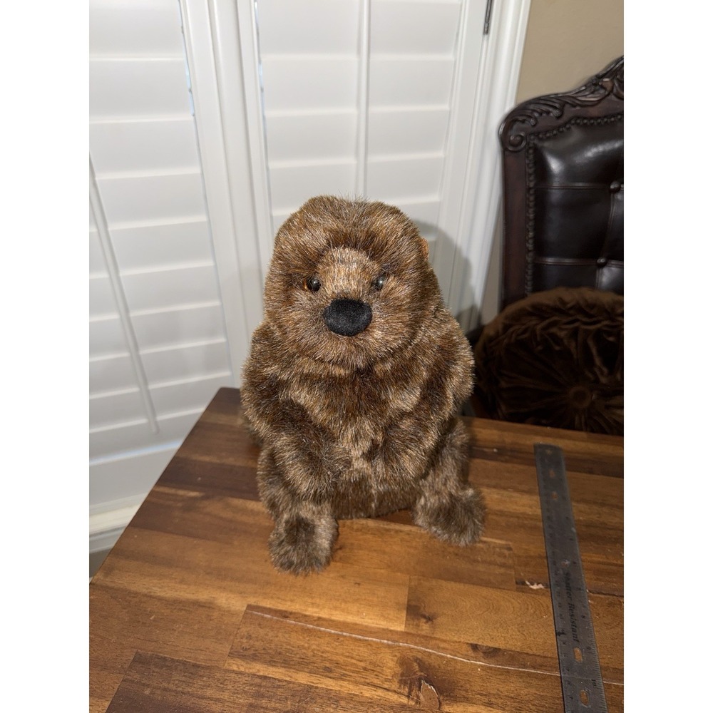 Douglas Chuckwood Groundhog Plush 11" Realistic Stuffed Animal Brown